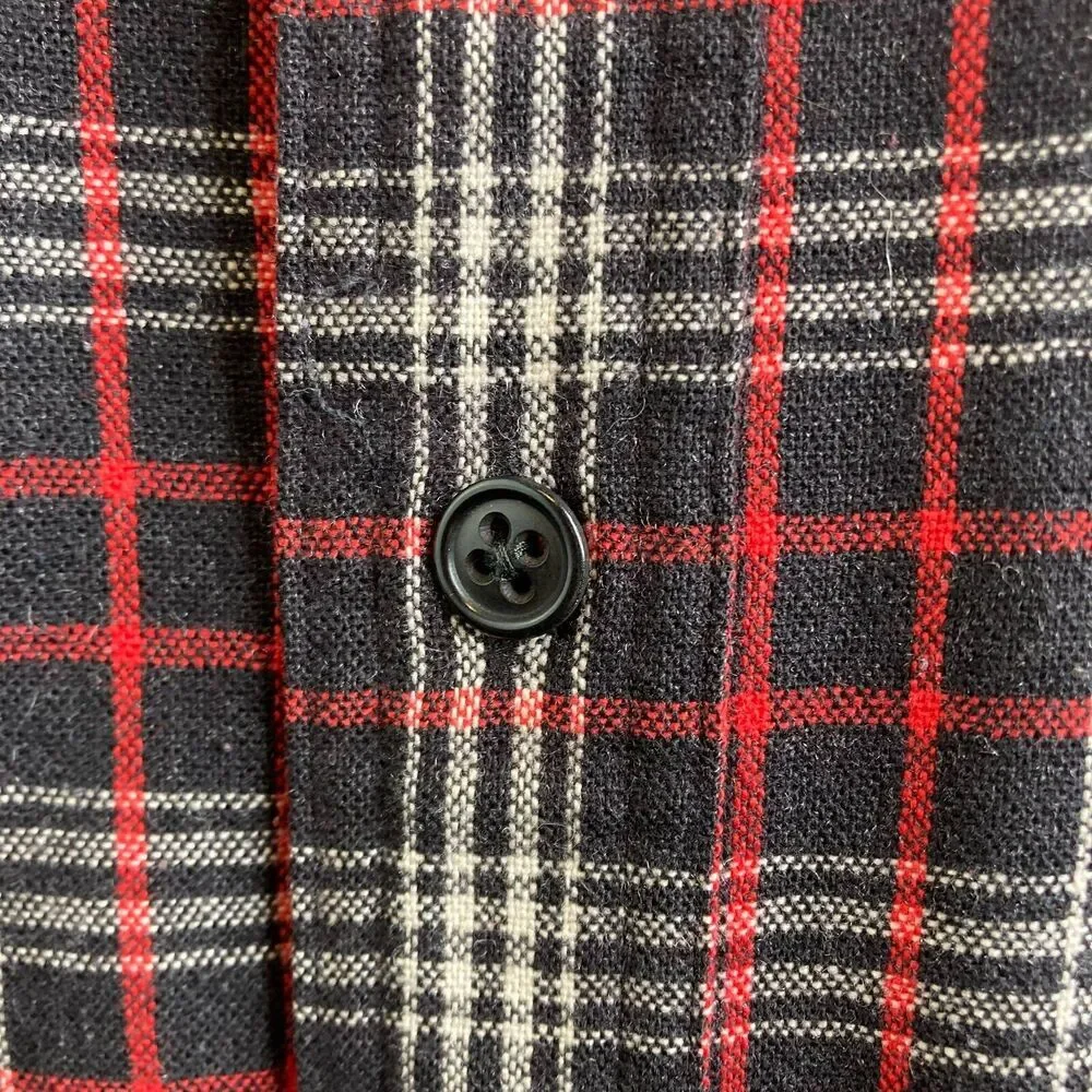 Ralph Lauren Polo Sport Men’s Wool Blend Red Plaid Preppy Layers Shacket‎ Size L